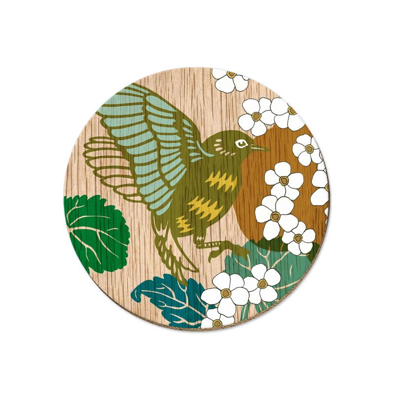 Coaster - Screen Print Tauhou Waxeye