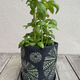Kina Green On Grey - Ecofelt Growbag