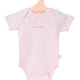 Baby Body Suit - Pink with Cream Kiwis