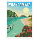 New Zealand Travel Poster - Whangamatā
