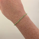 Amazonite & Gold Plated Bracelet