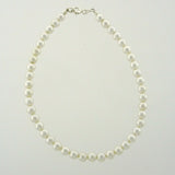 White Pearl round Bracelet