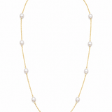 Gold Filled necklace with 10 Pearls