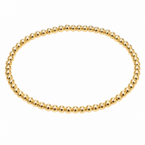 Gold Filled 14K 2mm Bead Stretchy Bracelet
