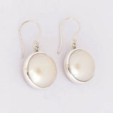 Mabe Pearl White 15mm Earrings