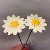 Michelle Bow Ceramic Flowers