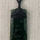 New Zealand Pounamu Toki (Adze) Necklace