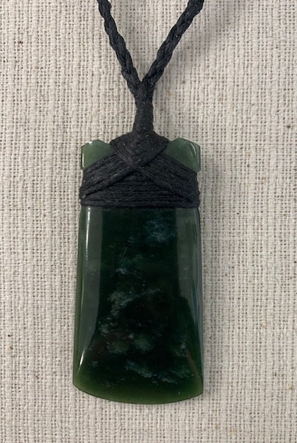 New Zealand Pounamu Toki (Adze) Necklace