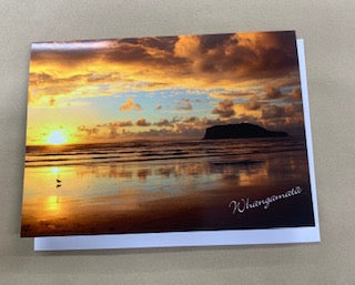 Whangamatā Sunrise Greeting Card