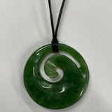 New Zealand Pounamu Koru (Spiral) Necklace