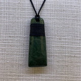 New Zealand Pounamu Toki (Adze) Necklace