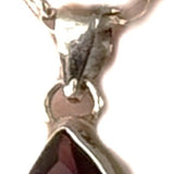 Amethyst Faceted 12x8mm Teardrop Pendant