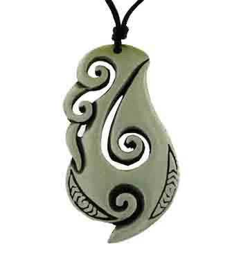 Pewter Pendant Hook with Spirals