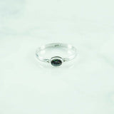 Mystic Topaz 7x5mm oval faceted Ring