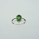Peridot 10x8mm faceted Ring