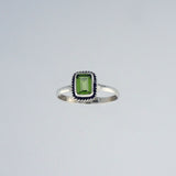 Ring Peridot 8x6mm