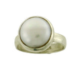 Mabe Pearl White 12mm Ring