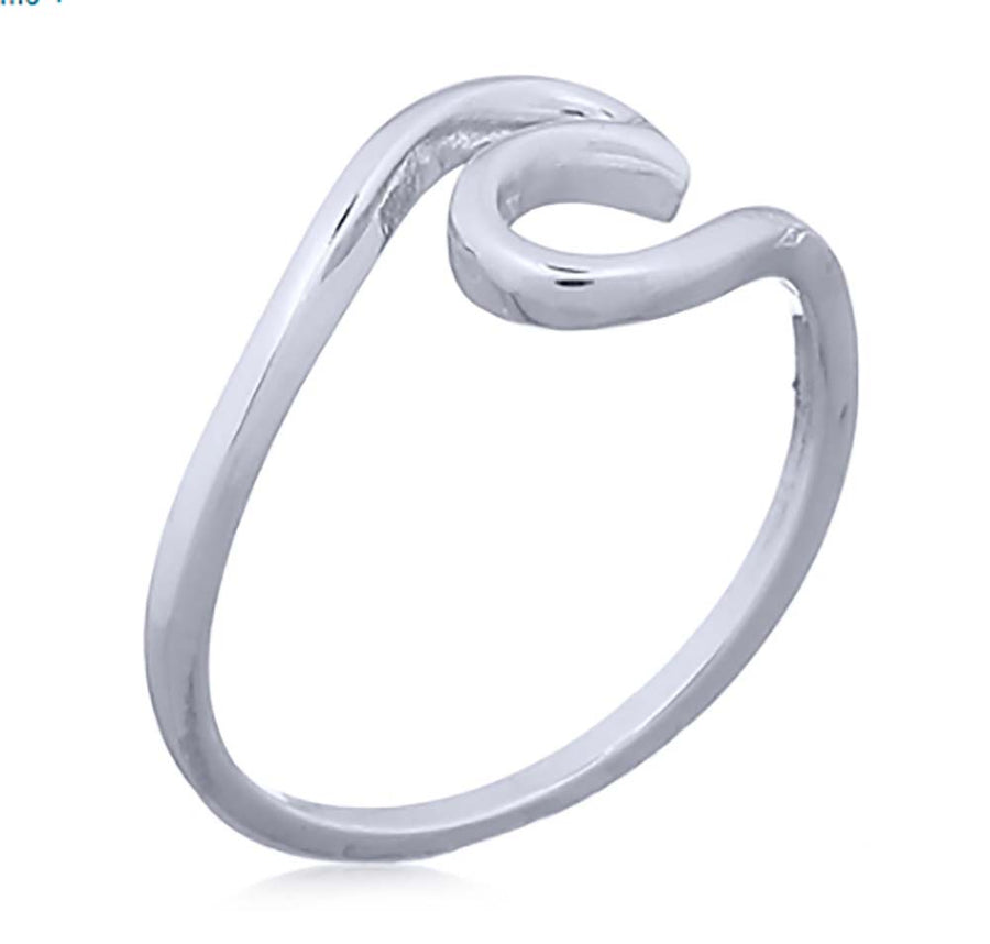 Wave Ring Sterling Silver
