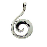 Silver Pendant Spiral/Koru Sterling Silver