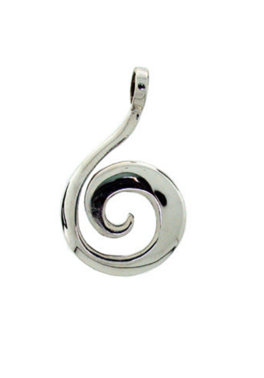 Silver Pendant Spiral/Koru Sterling Silver