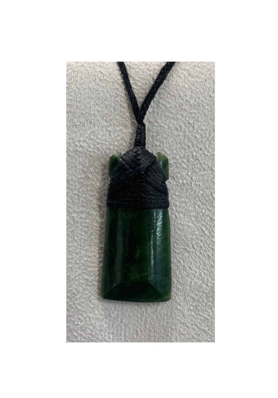 New Zealand Pounamu Toki (Adze) Necklace