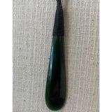New Zealand Kawakawa Pounamu Drop (Roimata) Necklace