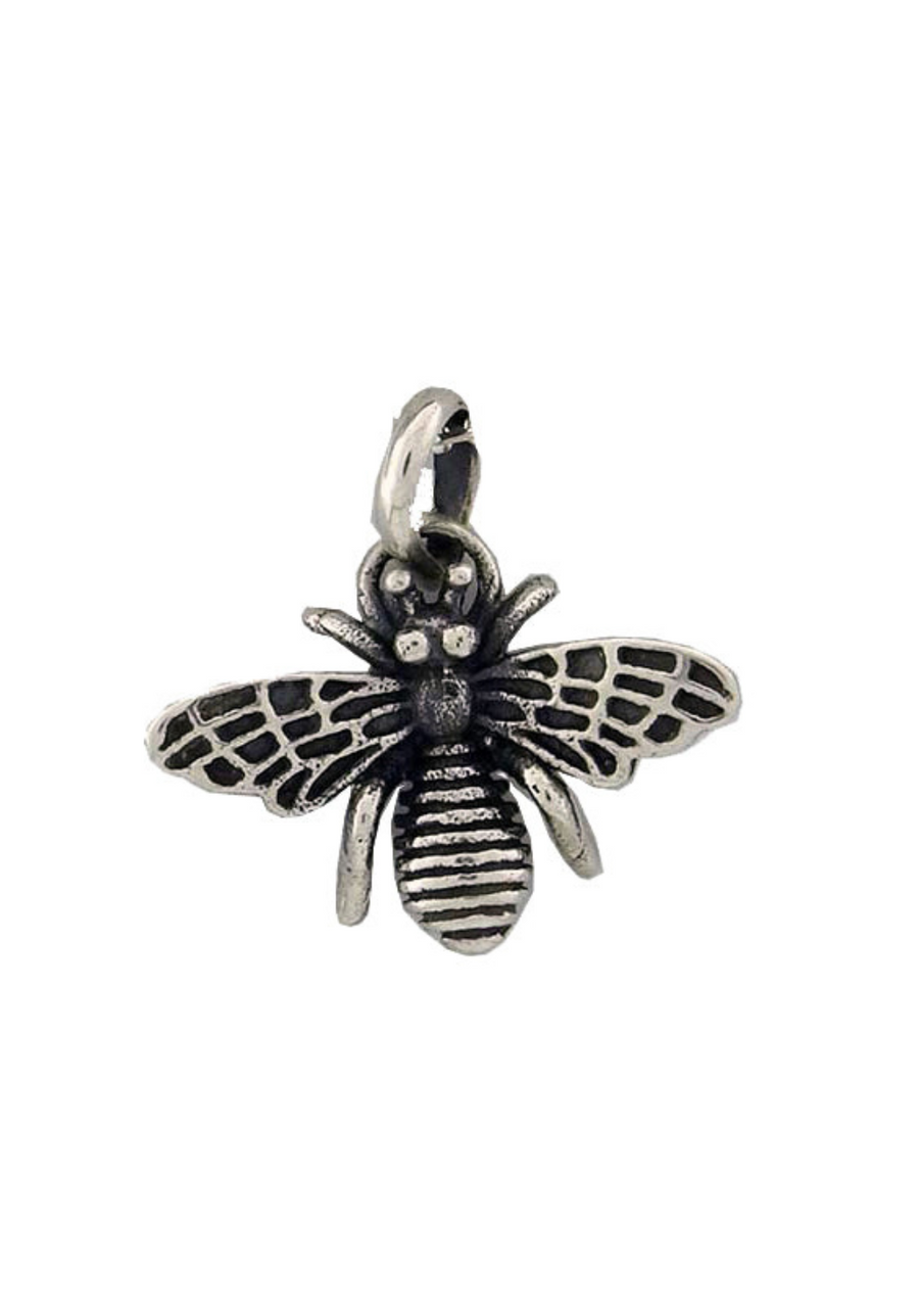 Sterling Silver Honey Bee Pendant