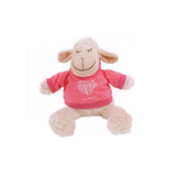 Sheep Sitting With Pink Hoodie Soft Toy