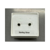 New Zealand Pounamu Sterling Silver Stud Earrings