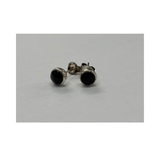 New Zealand Pounamu Sterling Silver Stud Earrings