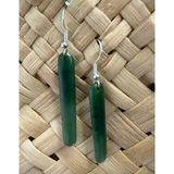 New Zealand Pounamu Roimata (Drop) Earrings 50mm