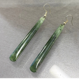 NZ Pounamu Roimata (Drop) Earrings 55mm