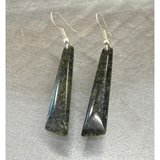 NZ Pounamu Roimata (Drop) Earrings 55mm