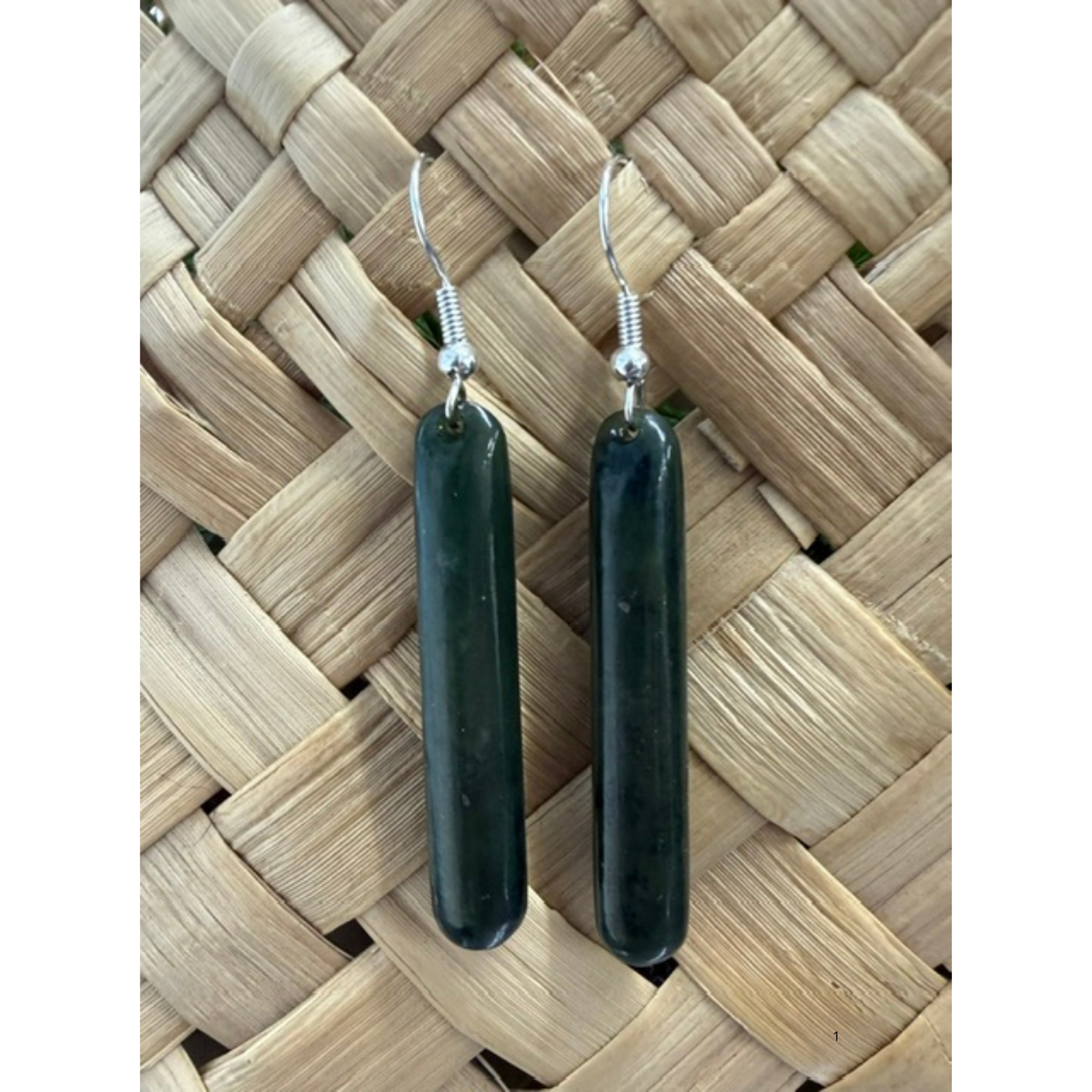 New Zealand Pounamu Roimata (Drop) Earrings