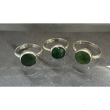 New Zealand Pounamu Ring set in Sterling Silver