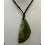 New Zealand Pounamu Polished Piece Necklace