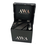 Boxed Tie Set - Black / Silver