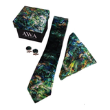 Boxed Tie Set - Paua