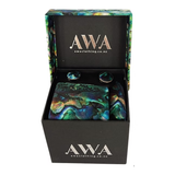 Boxed Tie Set - Paua
