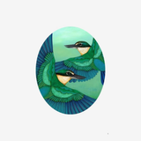 Kathryn Furniss Art Tile - Sacred Kotare