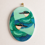 Kathryn Furniss Art Tile - Sacred Kotare