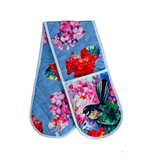 Double Oven Glove - Fantails on Hydrangea