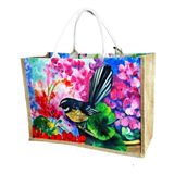 Shopping Bag - Fantail in Hydrangeas