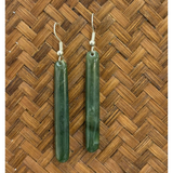 NZ Pounamu Roimata (Drop) Earrings 55mm