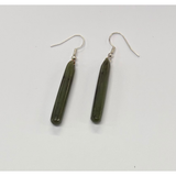 New Zealand Pounamu Roimata (Drop) Earrings 35mm