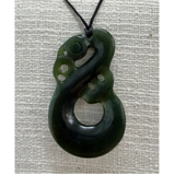 New Zealand Pounamu (Greenstone) Manaia Necklace