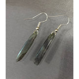 New Zealand Pounamu Roimata (Drop) Earrings 25mm