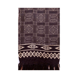 Sarong Pacifica Design on Beige & Black