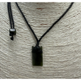 New Zealand Pounamu Bound Toki (Adze) Necklace