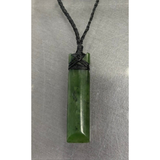 New Zealand Pounamu Bound Toki (Adze) Necklace